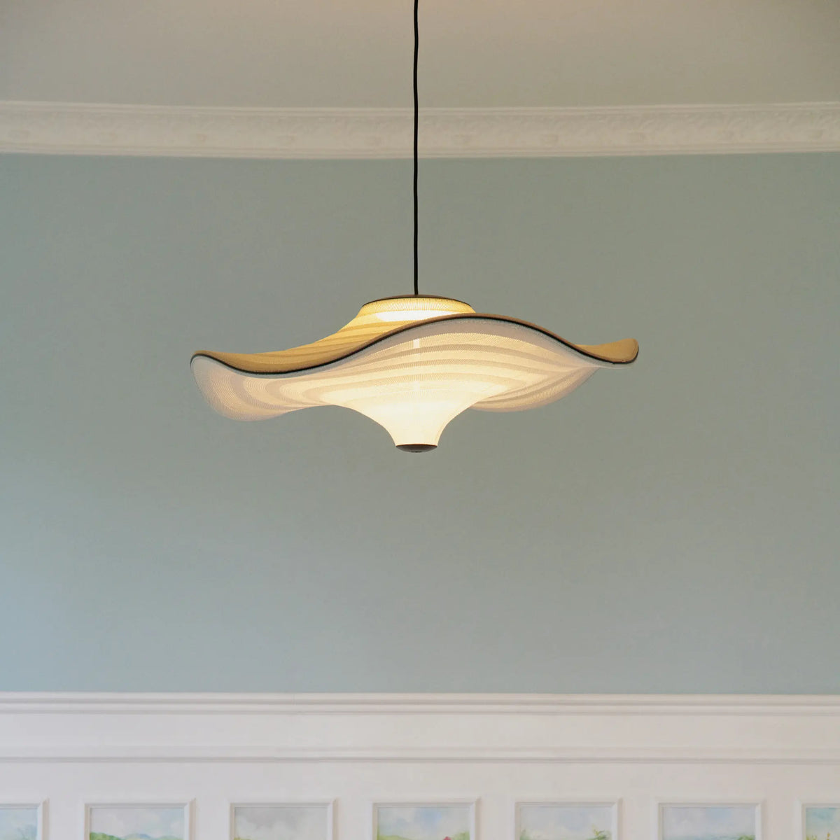 Made by Hand Flygande Taklampa Ø78, Golden Sand