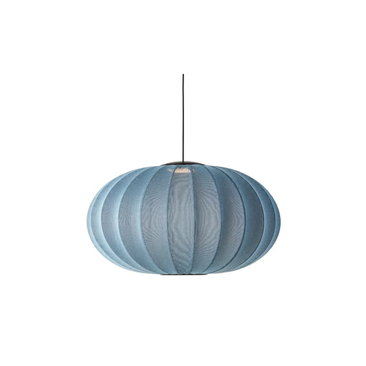 Made by Hand Knit-Wit Taklampa 76 Oval LED, Blå Sten