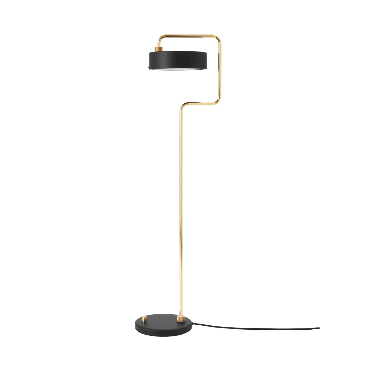 Made by Hand Petite Machine Golvlampa, djupsvart