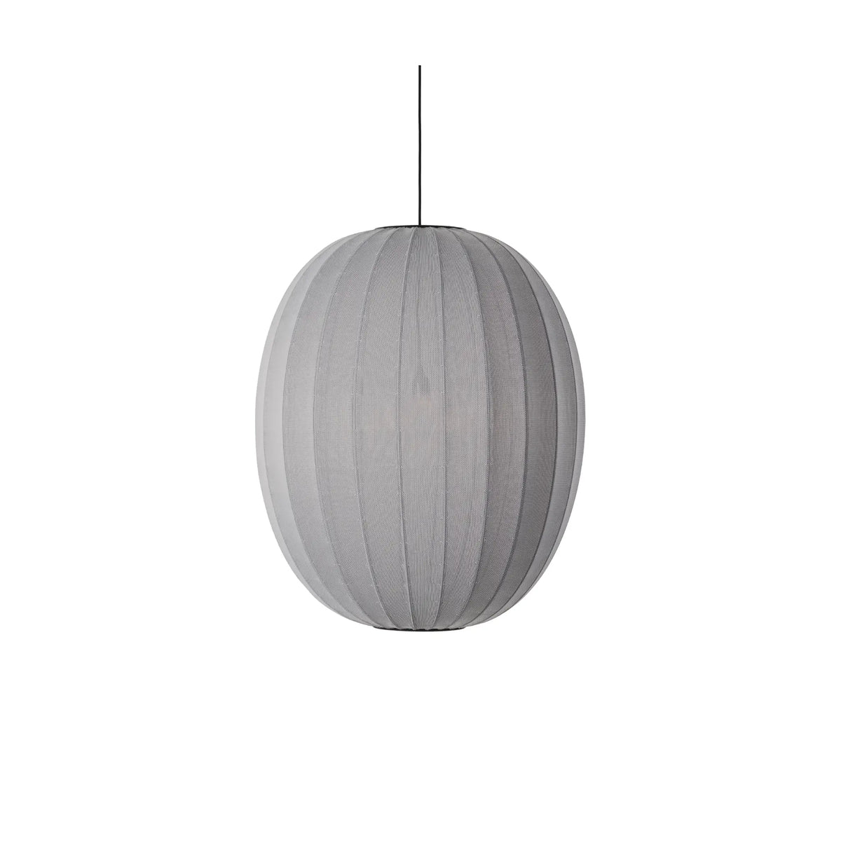 Made by Hand Knit-Wit Taklampa 65 Hög Oval, Silver
