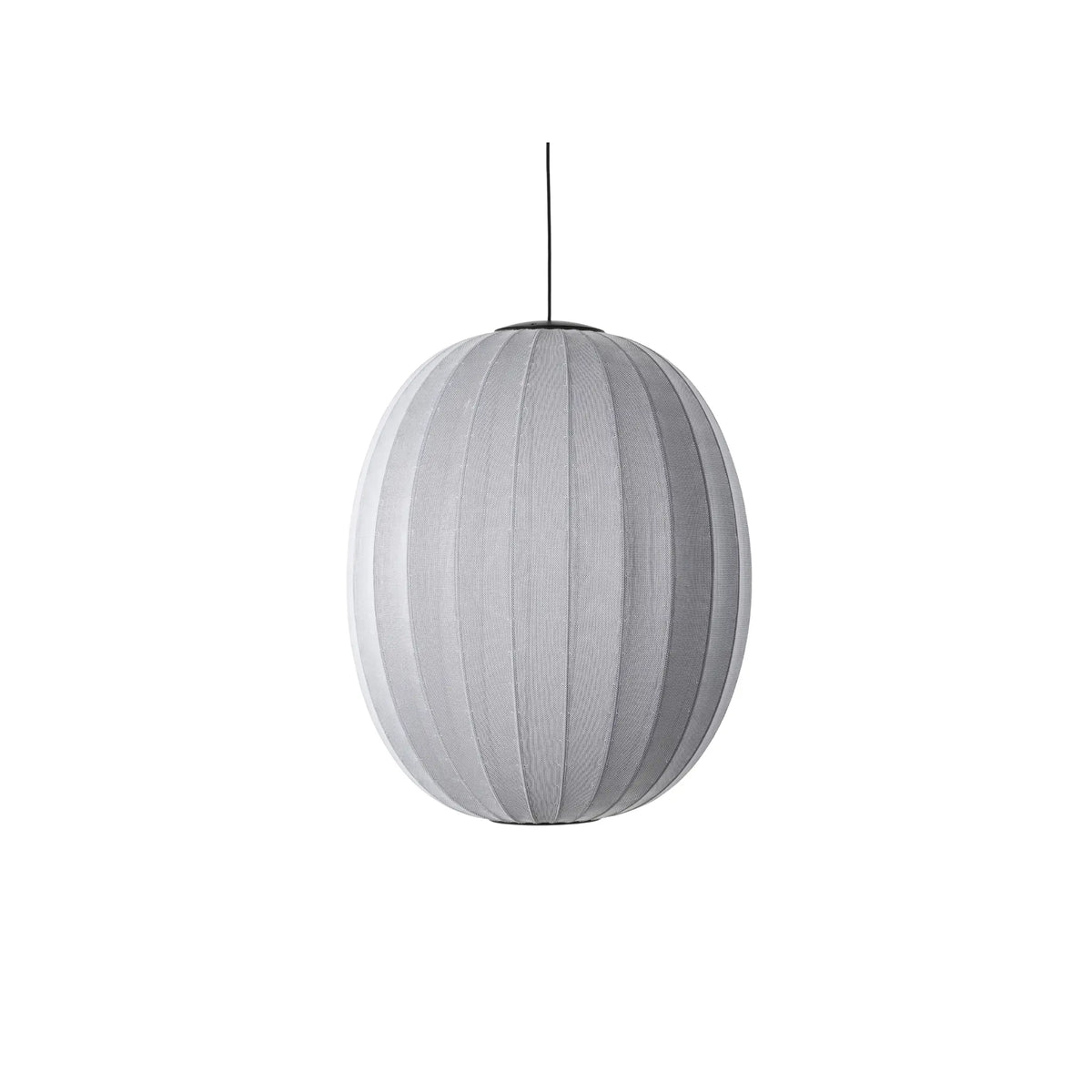 Made by Hand Knit-Wit Taklampa 65 Hög Oval LED, Silver