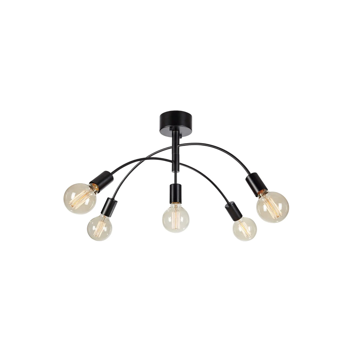 Markslöjd Cygnus Taklampa 5 l, Svart