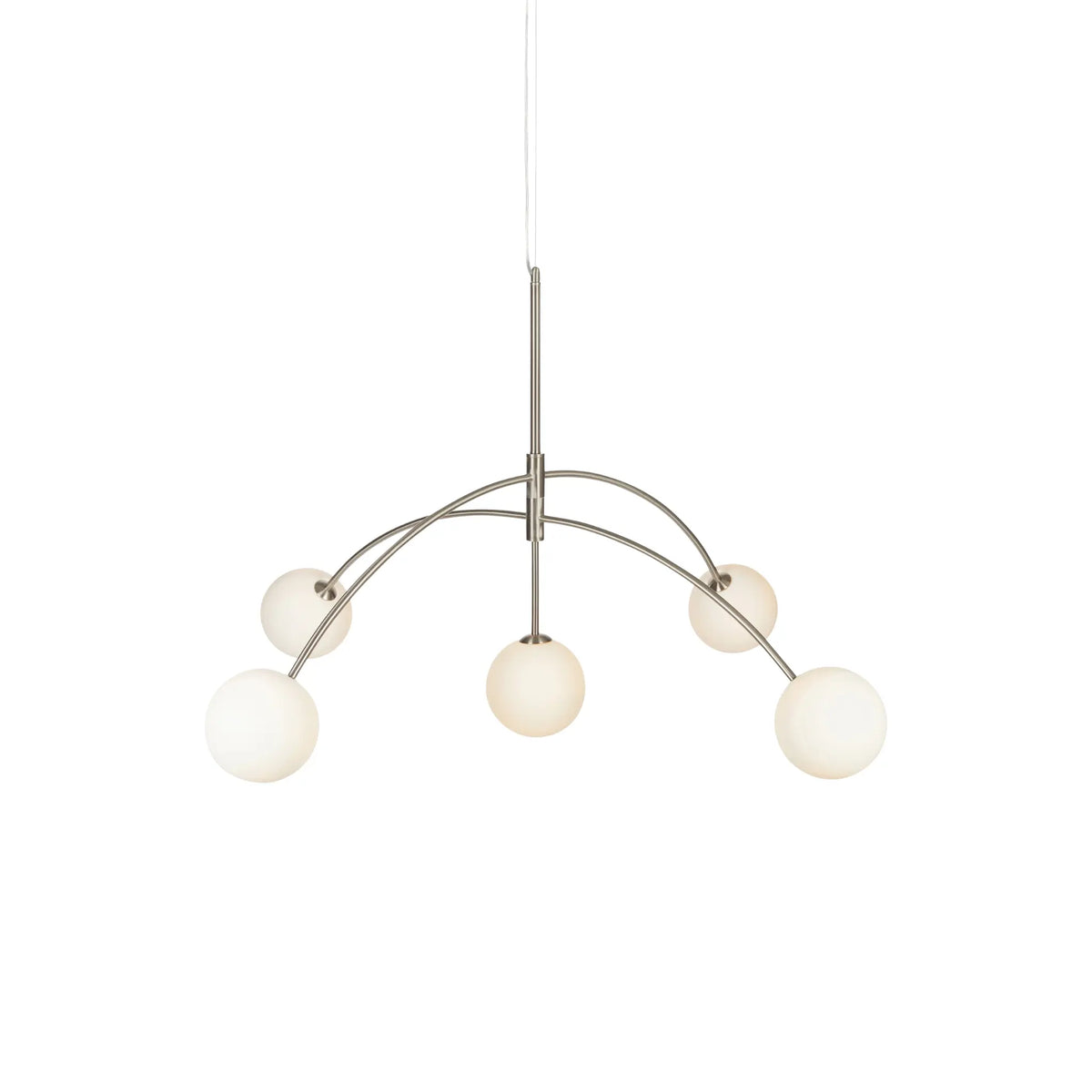 Markslöjd Heaven Taklampa 5 l, Stål/Opal