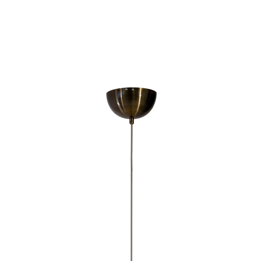Markslöjd Styrka Taklampa 1 l 63 cm, Beige/Antik, Mässing/Bärnsten