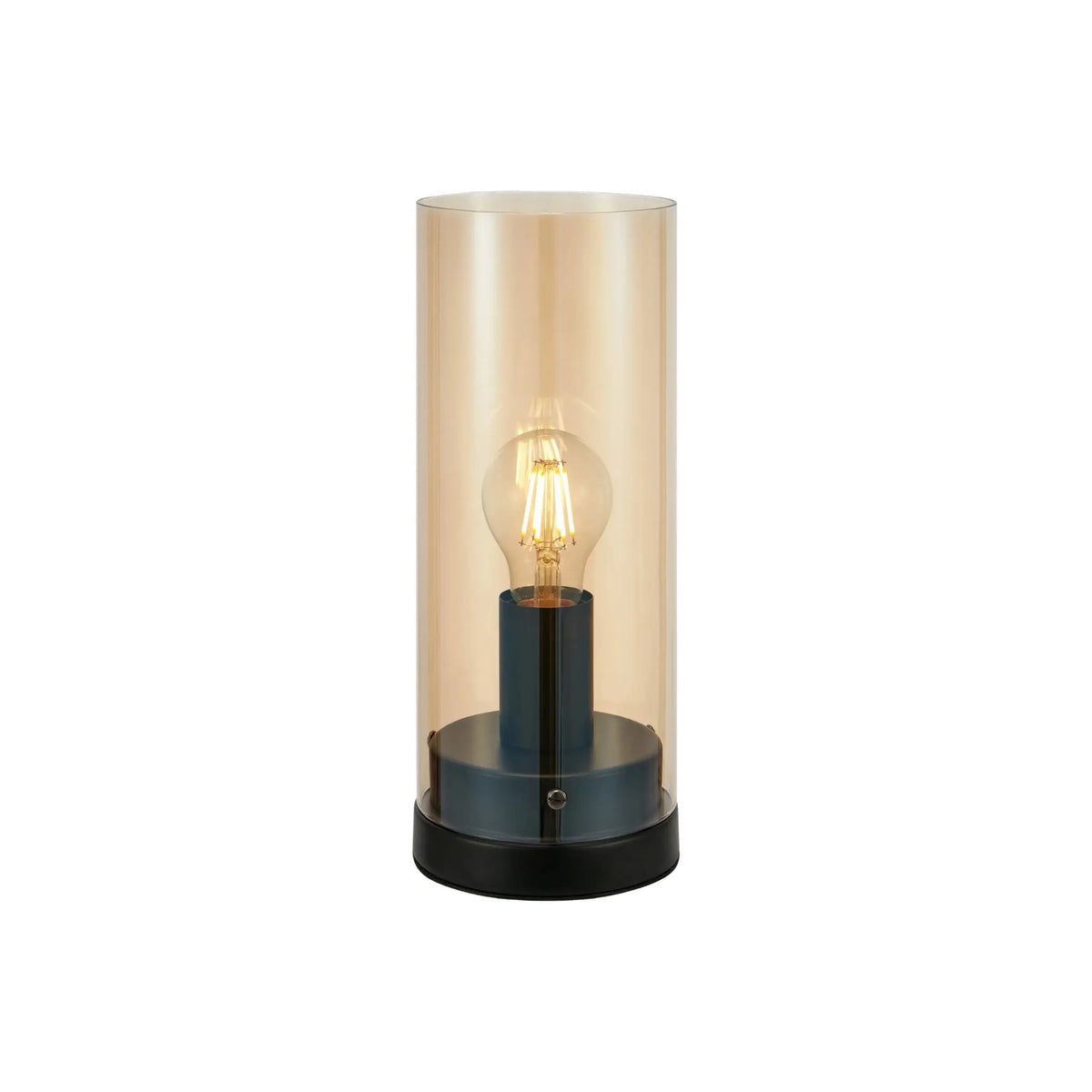 Markslöjd Post Bordslampa 12cm, Svart/Bärnsten