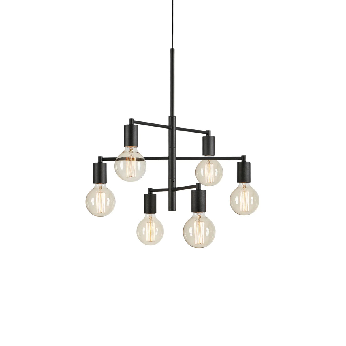 Markslöjd Cielo Taklampa 6 l, Sandy Black