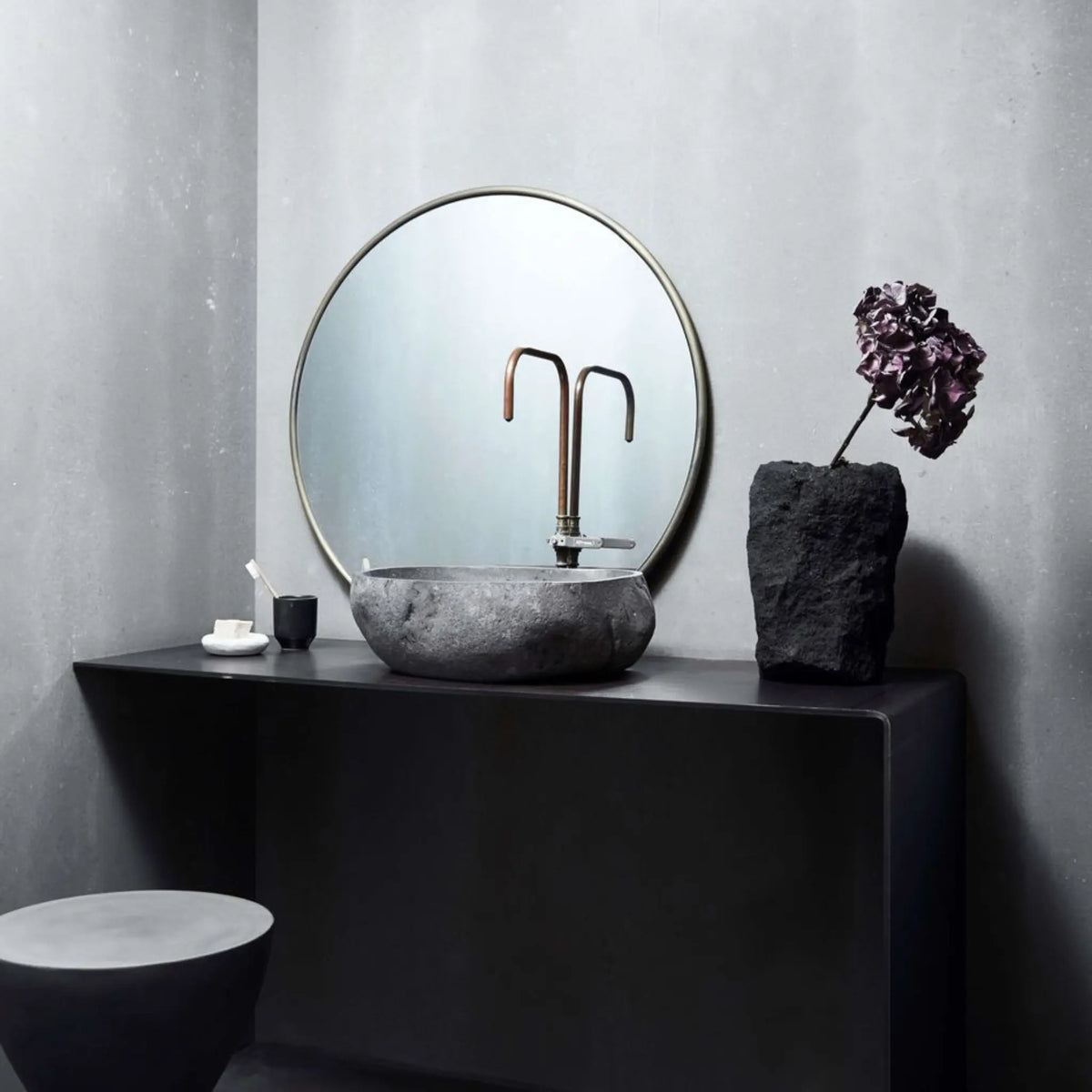 Muubs Copenhagen Väggspegel Ø110 cm, Guld
