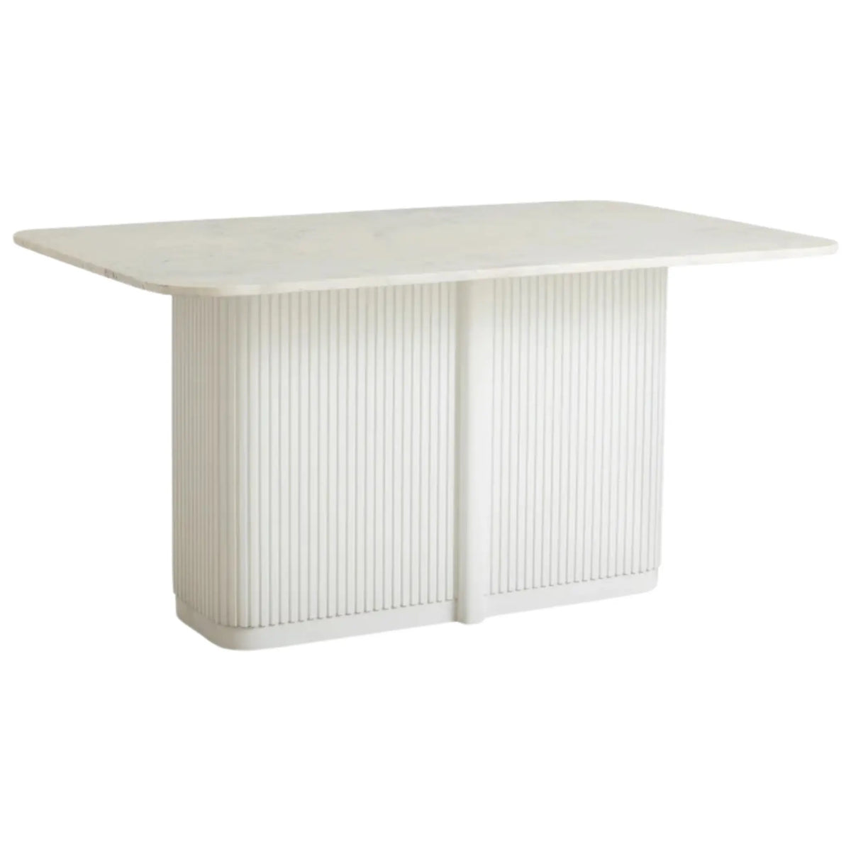 Nordal Eriso Matbord, Vit/Marmor