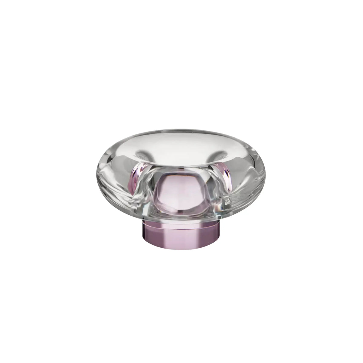 Kosta Boda, Orion Ljuslykta 6,3 cm, Rosa-Silvra Home
