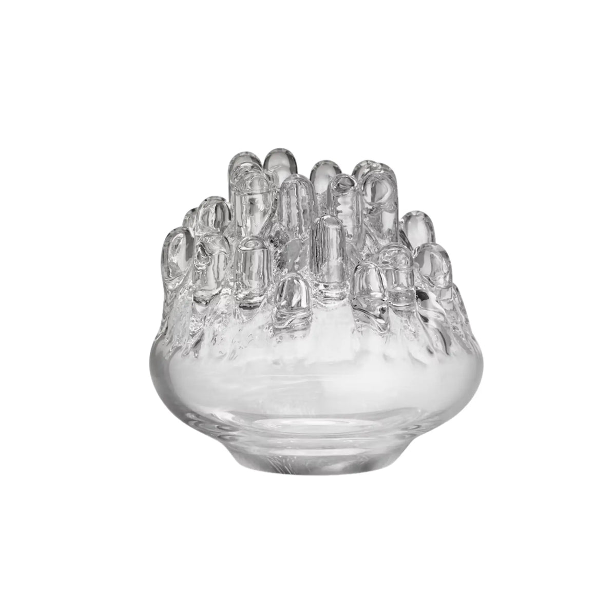 Kosta Boda, Polar Ljusstake Small 19 cm, Klar-Silvra Home