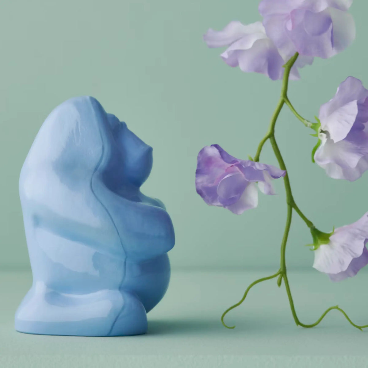 Kosta Boda, Gabba Gabba Hey 12 cm, Aloha Blue-Silvra Home