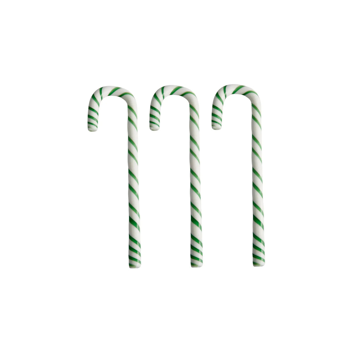 Kosta Boda, Polka Candy Cane Vit/grön 3-Pack-Silvra Home