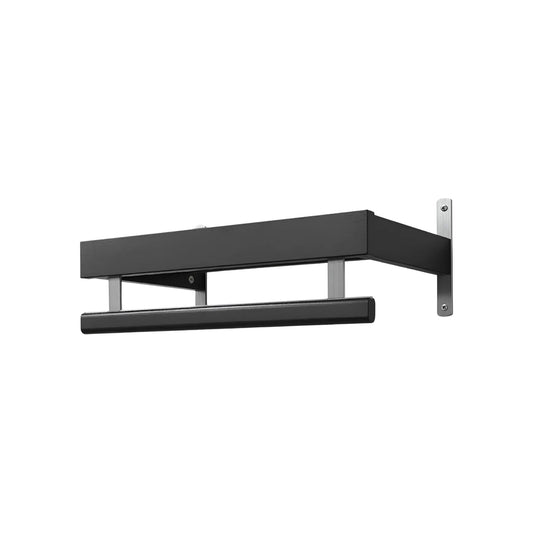 Oscarssons Möbel Nadja Hatthylla II 50 cm 1 plan, Svartbetsad Ek/Slipat stål