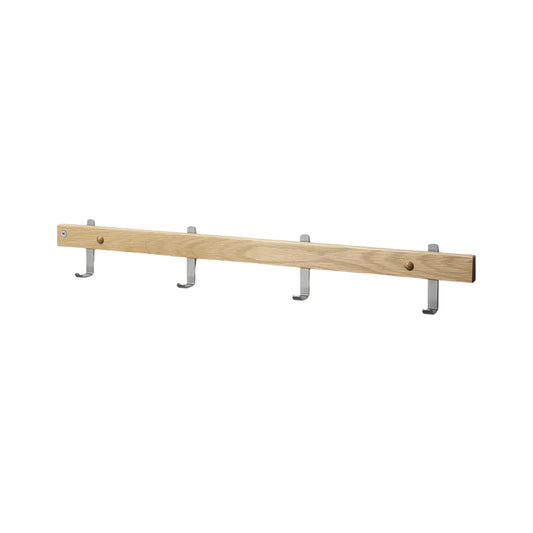 Oscarssons Möbel Nadja Kroklist II 70 cm, Oljad Ek/Slipat stål