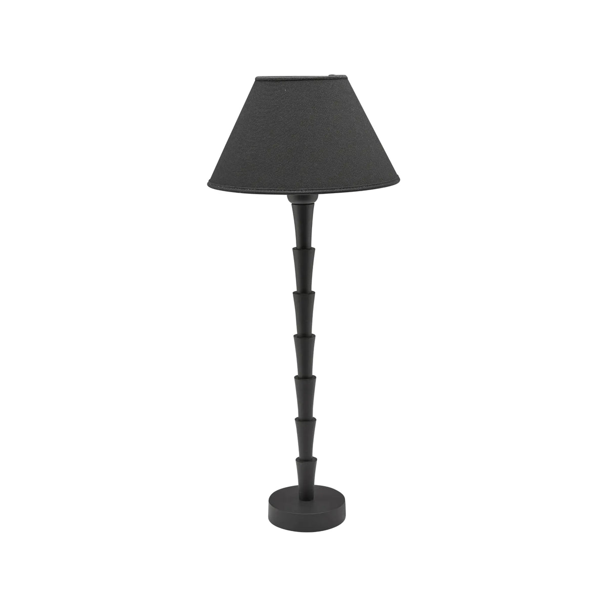 PR Home Chloe Lampfot 48cm, Matt Svart
