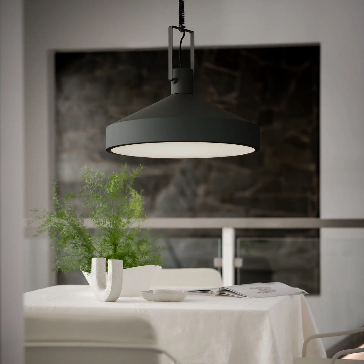 PR Home Jojo Taklampa Sandy 55 cm, Grey