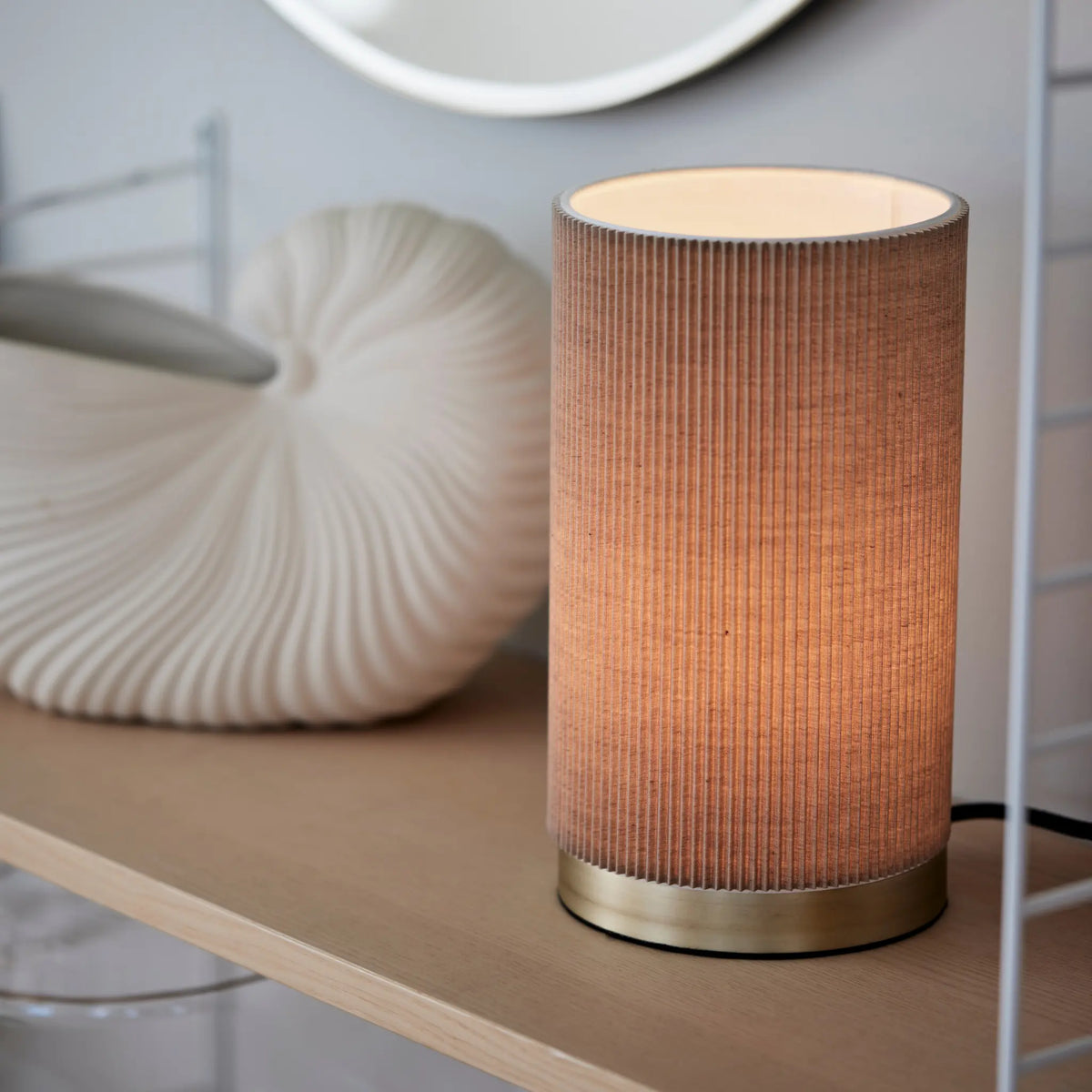 PR Home Dora Bordslampa 25cm, Beige