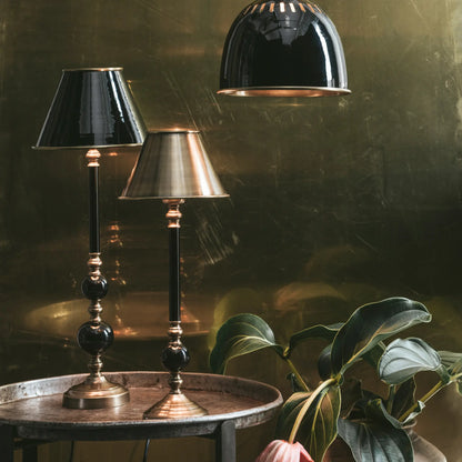 PR Home Abbey Lampfot 60cm, Svart/antikmäss