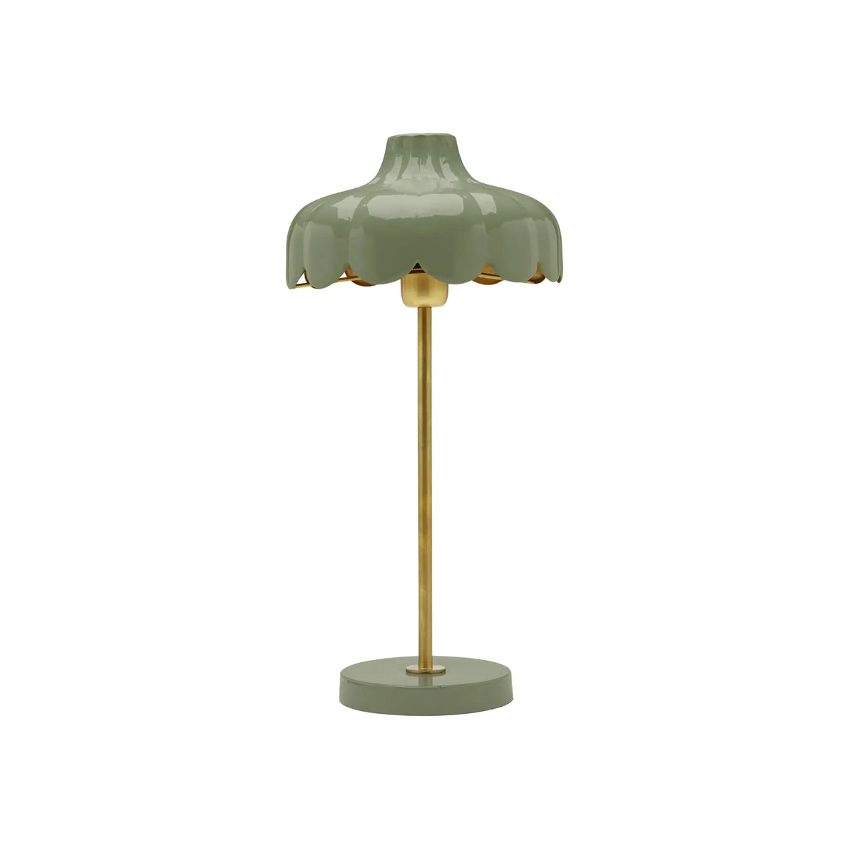 PR Home Wells Bordslampa 50 cm, Mossa/Guld