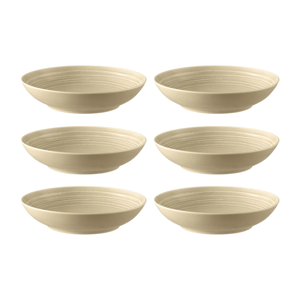 Seltmann Weiden Terra Tallrik Djup 21 cm 6-pack, Sandbeige