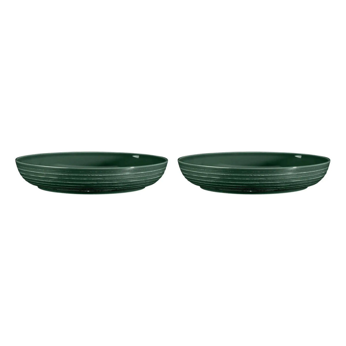 Seltmann Weiden Tallrik Terra Djup 28 cm 2-pack, Mossgrön