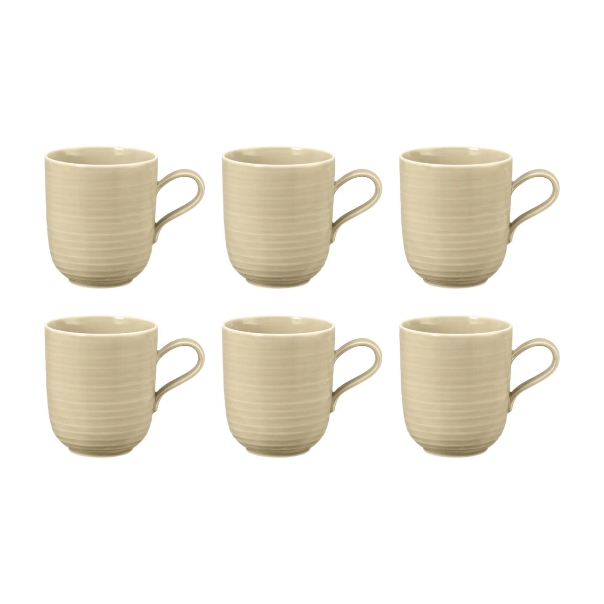 Seltmann Weiden Terra Mugg 0,40 ltr 6-pack, Sandbeige