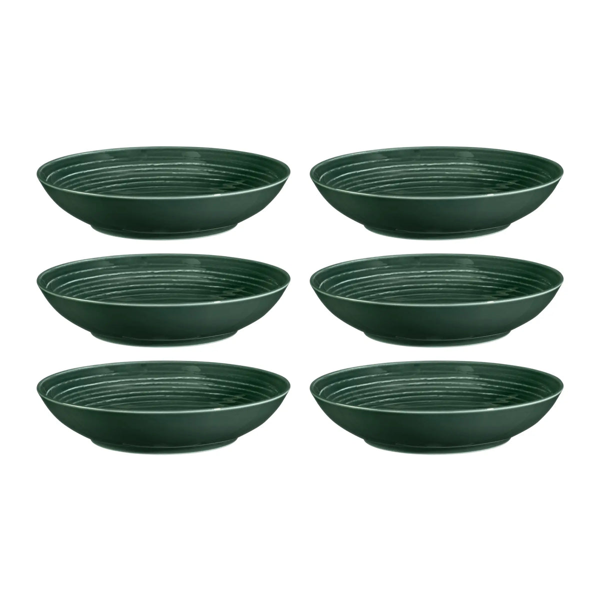 Seltmann Weiden Tallrik Terra Djup 21 cm 6-pack, Mossgrön