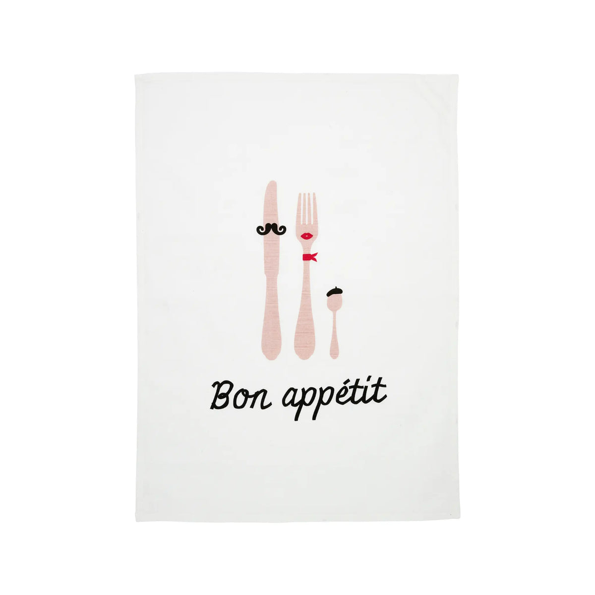 Svanefors Bon Appetit Kökshandduk 50x70cm, Rosa