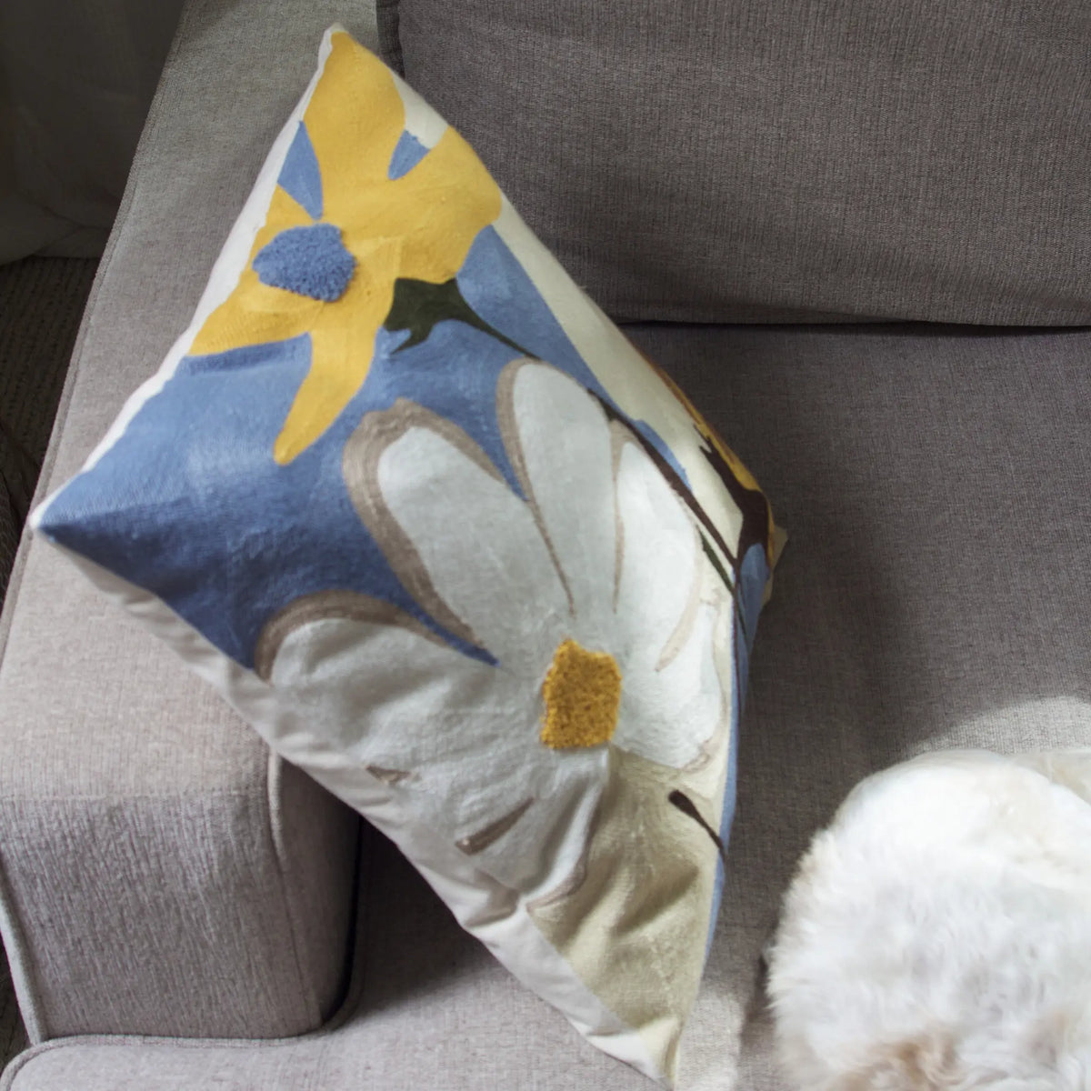 Svanefors Signe Kuddfodral 45x45cm, Denim