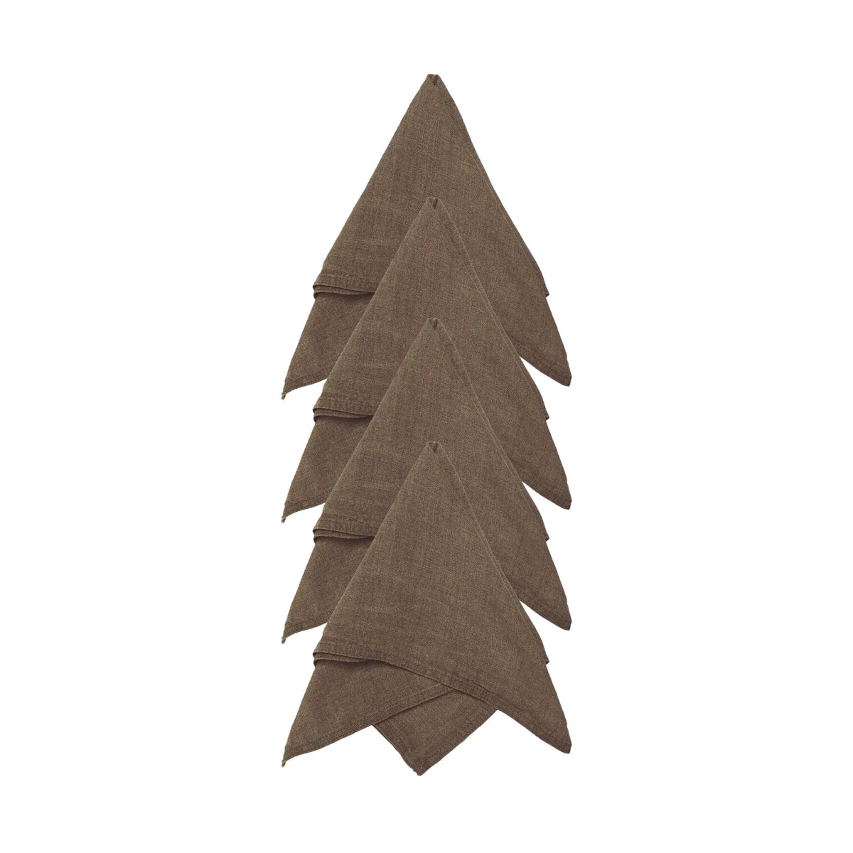 Svanefors Julie Servett 4P 45x45cm, Brun