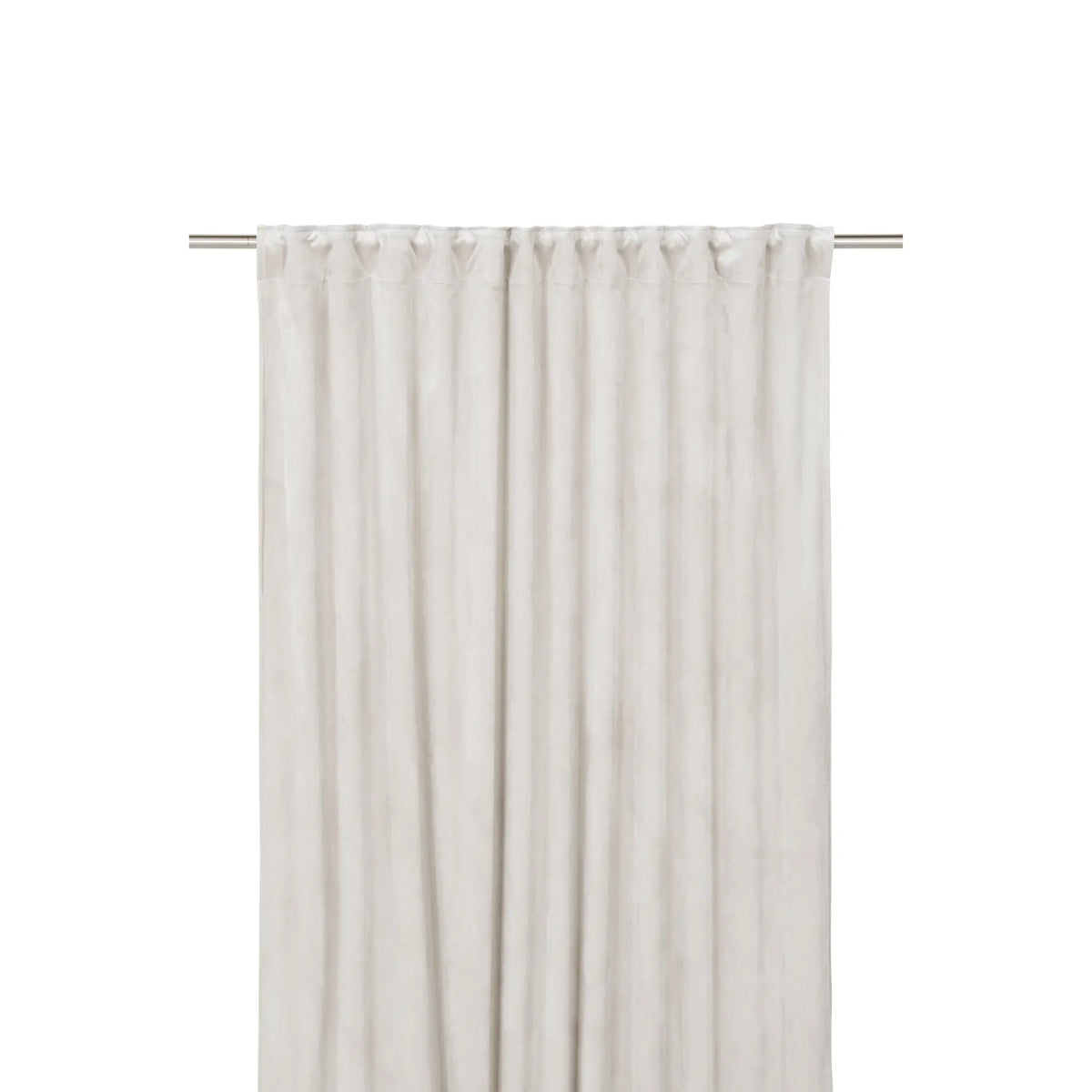Svanefors Estelle Sammetsgardin 2P 135x280cm, Vit