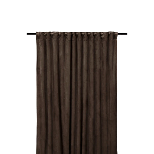 Svanefors Estelle Sammetsgardin 2P 135x280cm, Mocca
