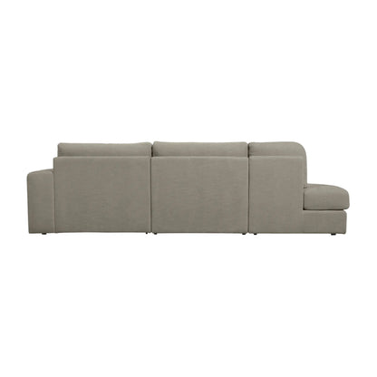 vtwonen Family 2,5-Sitssoffa Rundad Vänster, Warm Grey