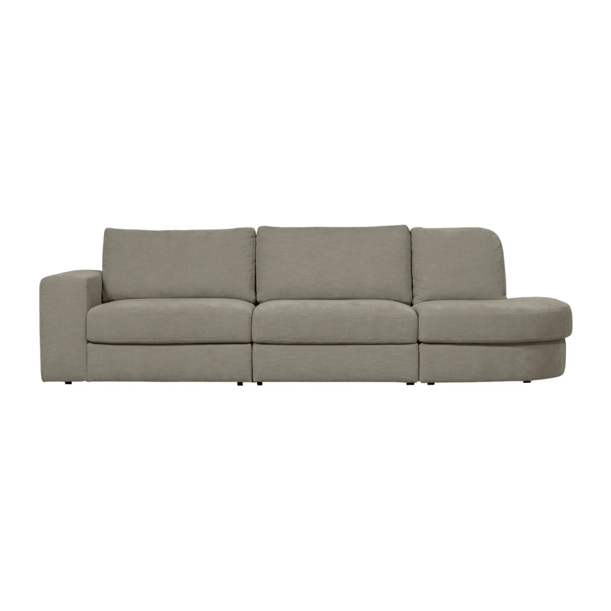 vtwonen Family 2,5-Sitssoffa Rundad Höger, Warm Grey