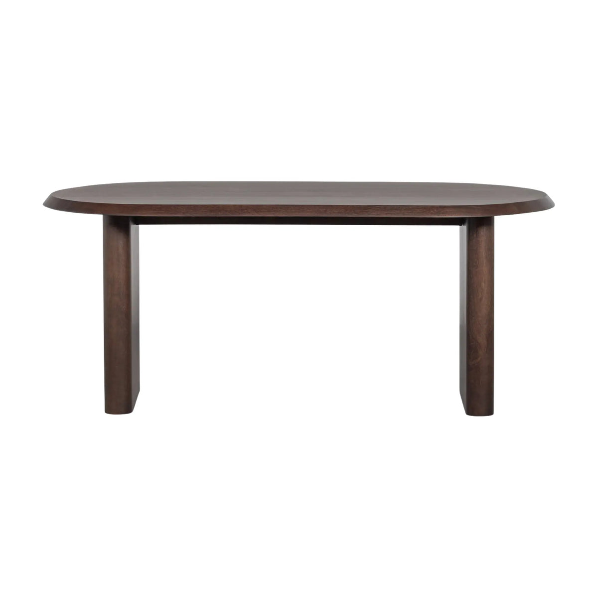 vtwonen Ellips Matbord Mangoträ 90X180 cm, Walnut