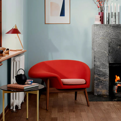 Warm Nordic Fried Egg Loungestol, Canvas 614