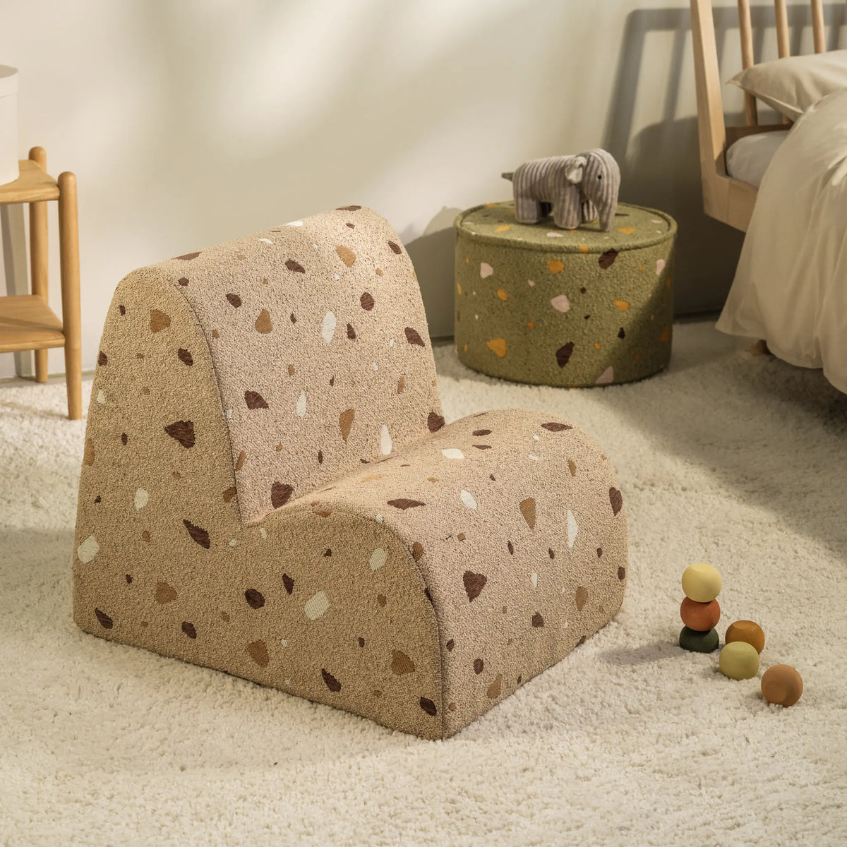 Wigiwama Cloud Barnfåtölj, Terrazzo Sand