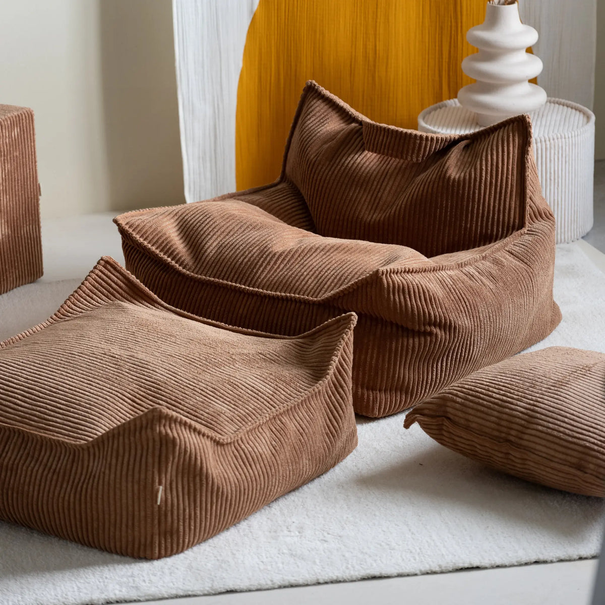 Wigiwama Sittpuff Fyrkantig, Toffee