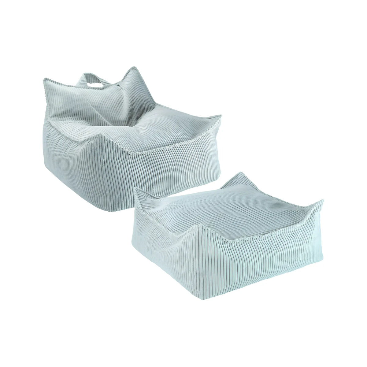 Wigiwama Saccosäck & Sittpuff Set, Peppermint Green