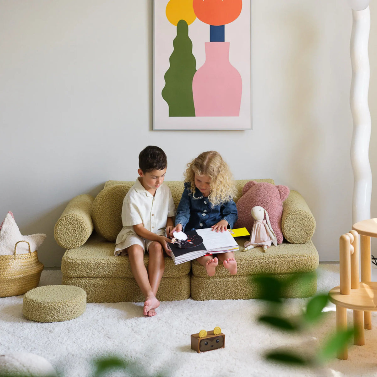 Wigiwama Settee Leksoffa, Matcha