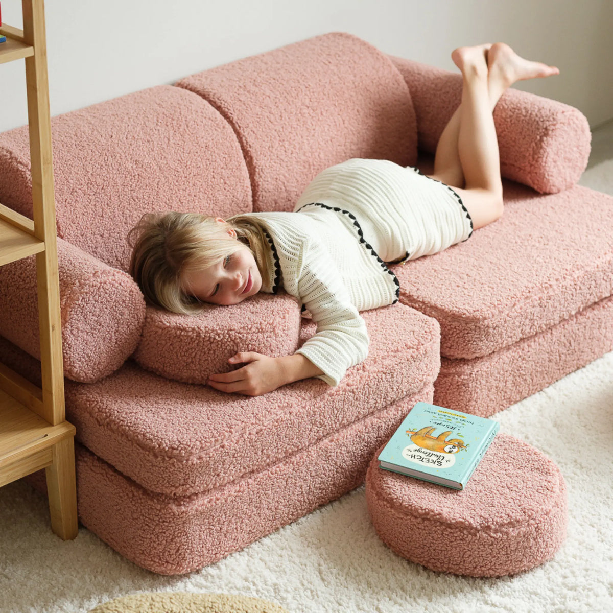 Wigiwama Settee Leksoffa, Guava Pink