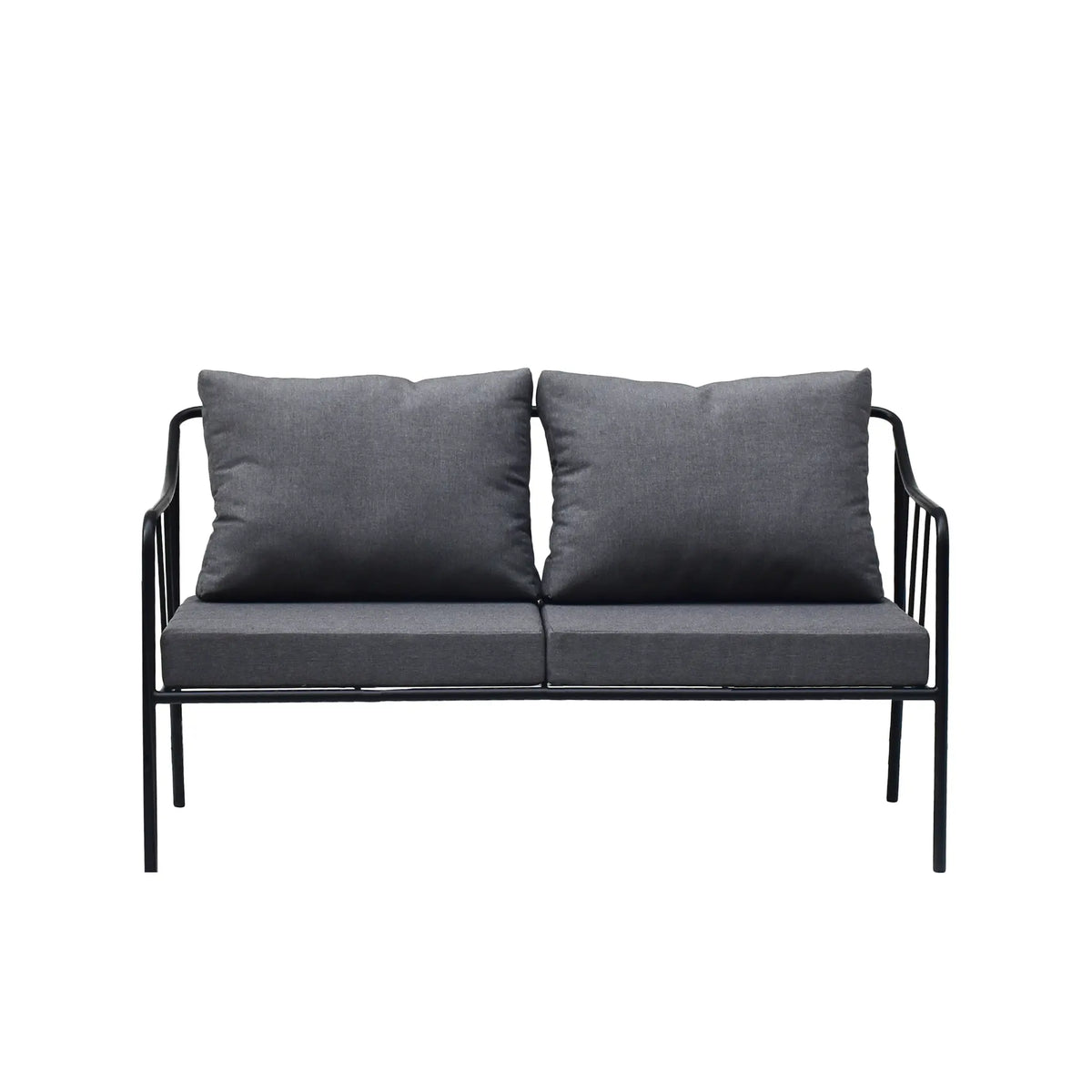 Wikholmform, Rimini Loungeset, Svart/Grå-Silvra Home