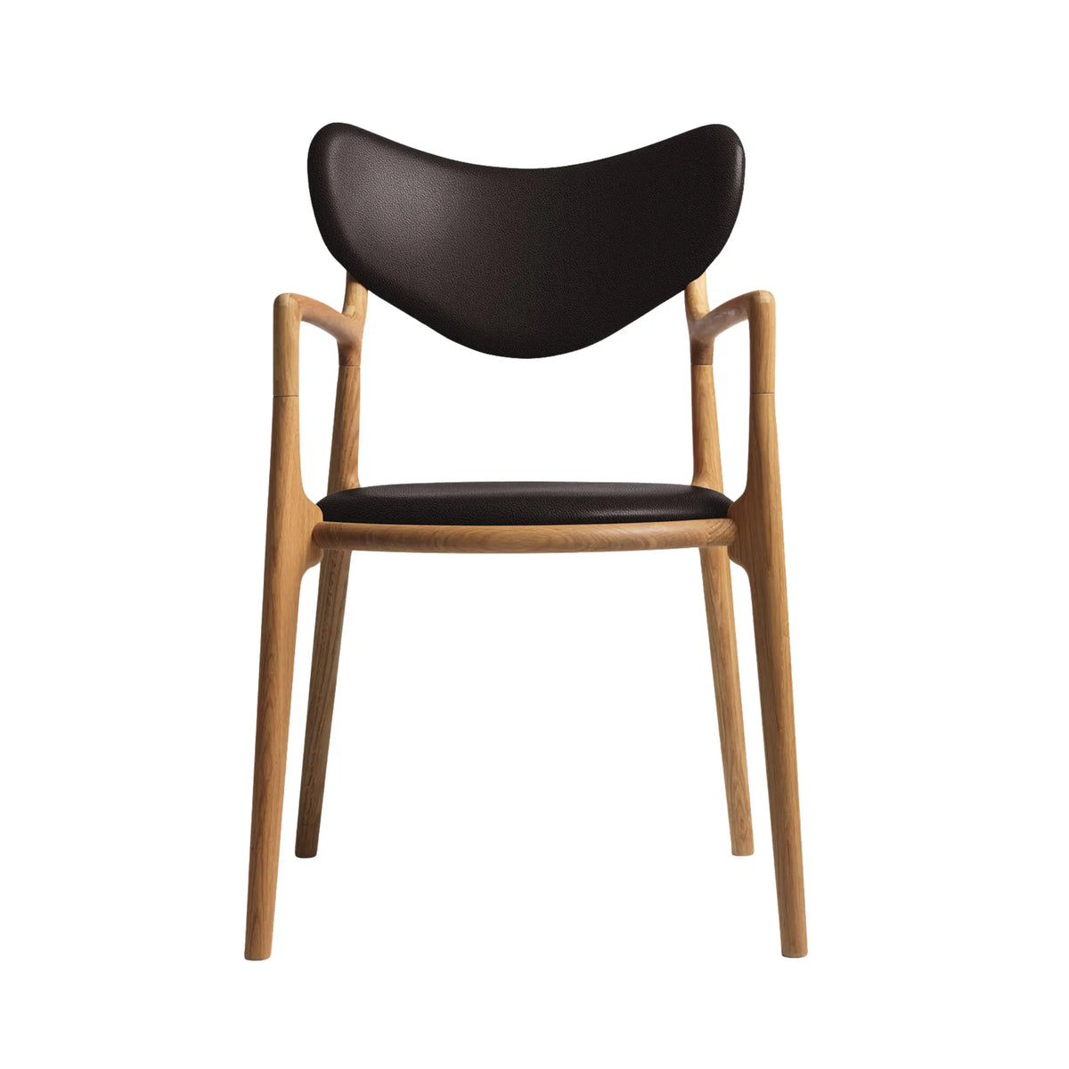 Ro Collection, Salon Stol, Dark Brown-Silvra Home